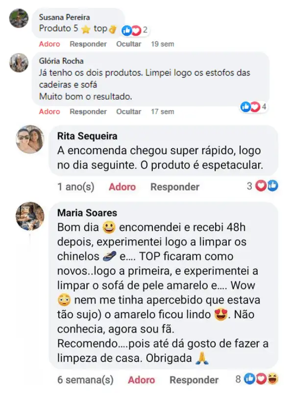 Depoimentos de clientes AzulHomCare
