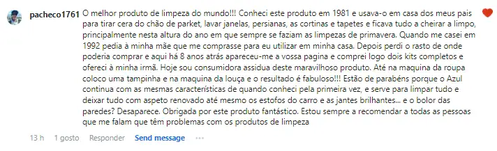 review azulhomcare no instagram conhece desde 1981